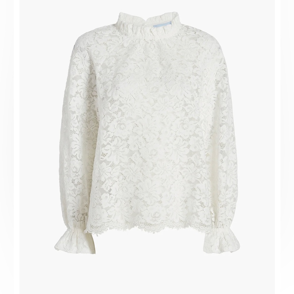 Hill House Home White Lace Millie Top - Medium NWOT